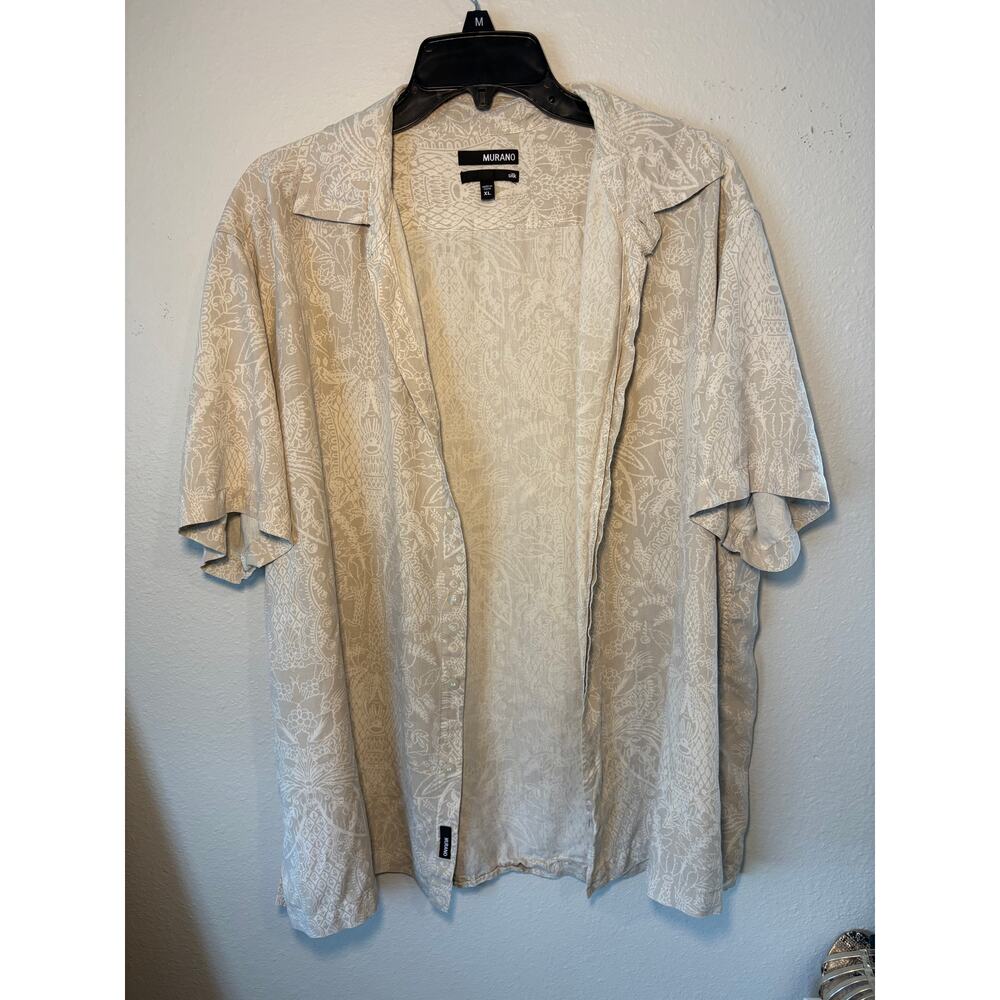 Murano 100% silk button up